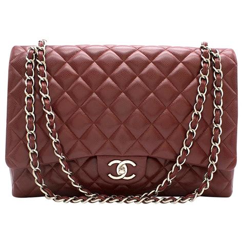 chanel classic flap burgundy